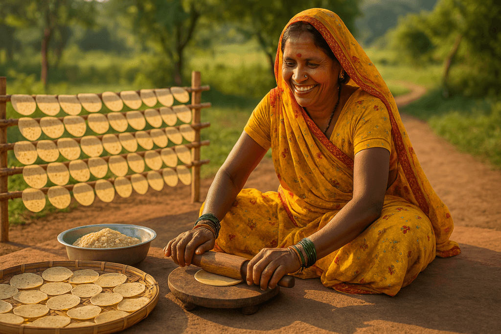 ರುಚಿಯಾದ ಹಪ್ಪಳ(Papad) ಮಾಡುವ ವಿಧಾನಗಳು