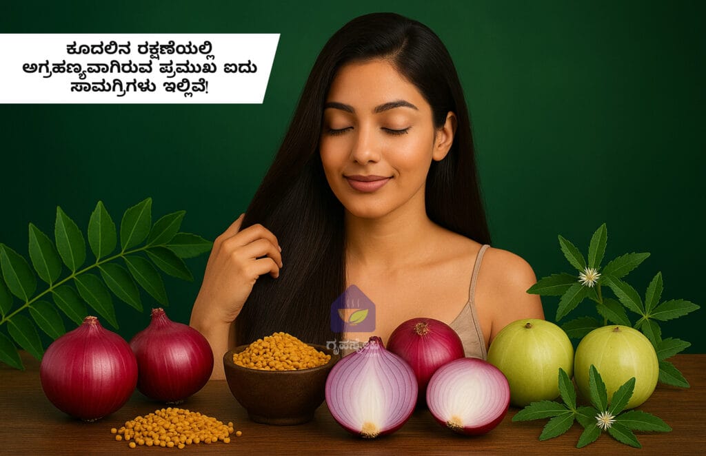 ಕೂದಲಿನ ರಕ್ಷಣೆಯಲ್ಲಿ ಅಗ್ರಹಣ್ಯವಾಗಿರುವ ಪ್ರಮುಖ ಐದು ಸಾಮಗ್ರಿಗಳು ಇಲ್ಲಿವೆ!