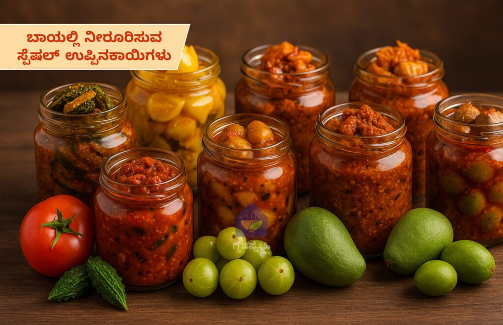 ಮನೆಯಲ್ಲೇ ತಯಾರಿಸಿ ವಿವಿಧ ಬಗೆಯ ಬಾಯಲ್ಲಿ ನೀರೂರಿಸುವ ಸ್ಪೆಷಲ್ ಉಪ್ಪಿನಕಾಯಿಗಳು